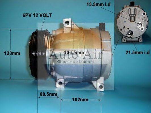 Компрессор, кондиционер AUTO AIR GLOUCESTER 14-1104