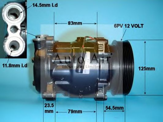 Компрессор, кондиционер AUTO AIR GLOUCESTER 14-1121R