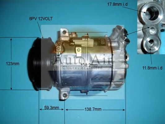 Компрессор, кондиционер AUTO AIR GLOUCESTER 14-2056
