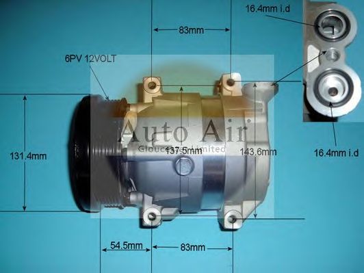 Компрессор, кондиционер AUTO AIR GLOUCESTER 14-2205