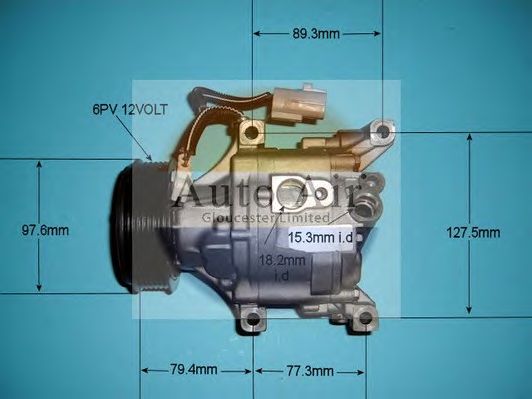 Компрессор, кондиционер AUTO AIR GLOUCESTER 14-4393R