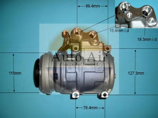 Компрессор, кондиционер AUTO AIR GLOUCESTER 14-7704