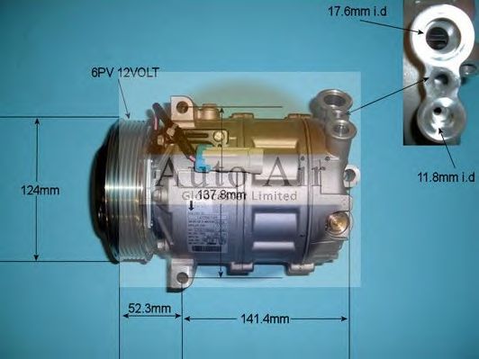Компрессор, кондиционер AUTO AIR GLOUCESTER 14-9637