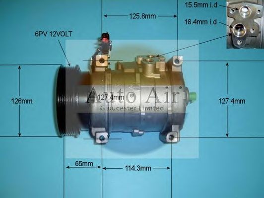 Компрессор, кондиционер AUTO AIR GLOUCESTER 14-7498