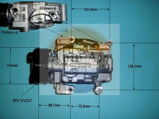 Компрессор, кондиционер AUTO AIR GLOUCESTER 140079