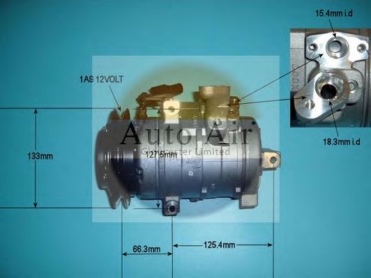 Компрессор, кондиционер AUTO AIR GLOUCESTER 14-0185