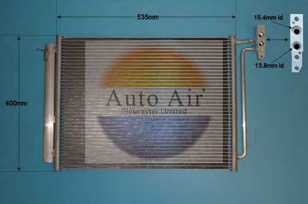 Конденсатор, кондиционер AUTO AIR GLOUCESTER 16-6100