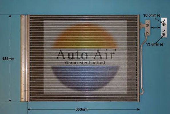 Конденсатор, кондиционер AUTO AIR GLOUCESTER 16-9666