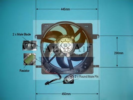 Электродвигатель, вентилятор радиатора AUTO AIR GLOUCESTER 05-1137