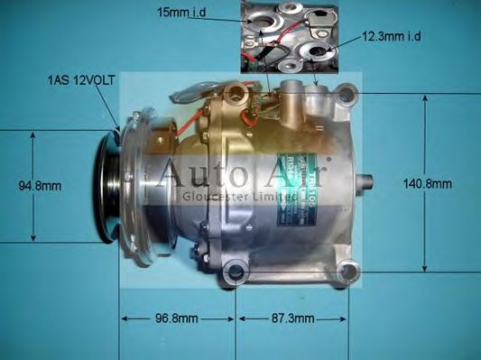 Компрессор, кондиционер AUTO AIR GLOUCESTER 14-3206