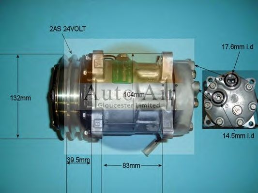 Компрессор, кондиционер AUTO AIR GLOUCESTER 14-8045