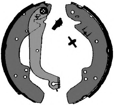 Комплект тормозных колодок VEMA 84093