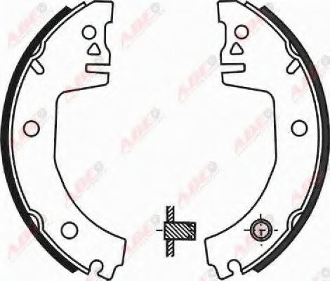 Комплект тормозных колодок ABE C0S001ABE