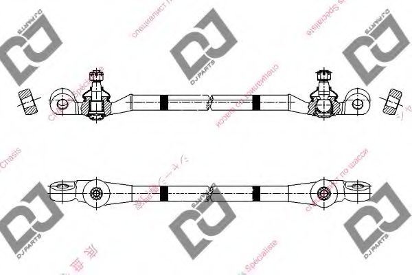 Продольная рулевая тяга DJ PARTS DC1028
