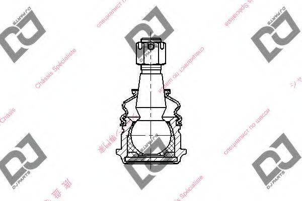 Несущий / направляющий шарнир DJ PARTS DB1199