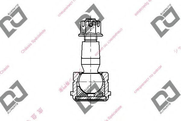 Несущий / направляющий шарнир DJ PARTS DB1213