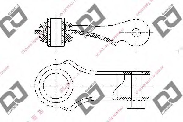 Тяга / стойка, стабилизатор DJ PARTS DL1048