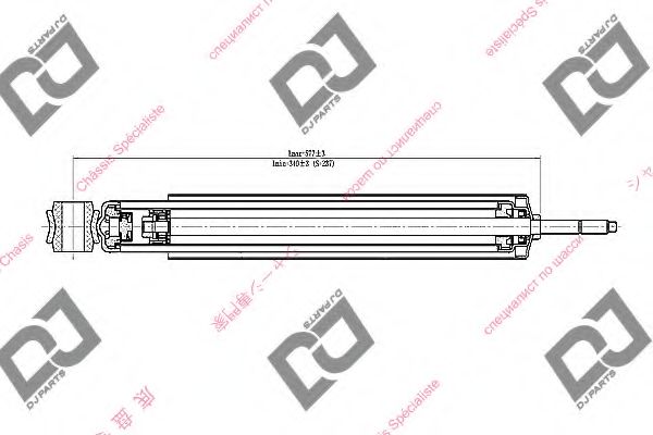 Амортизатор DJ PARTS DS1601HT