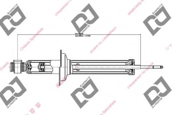 Амортизатор DJ PARTS DS1735GT
