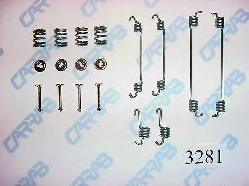 Комплектующие, тормозная колодка CARRAB BRAKE PARTS 3281