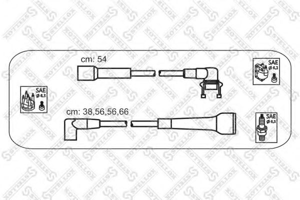 Комплект проводов зажигания STELLOX 10-38014-SX