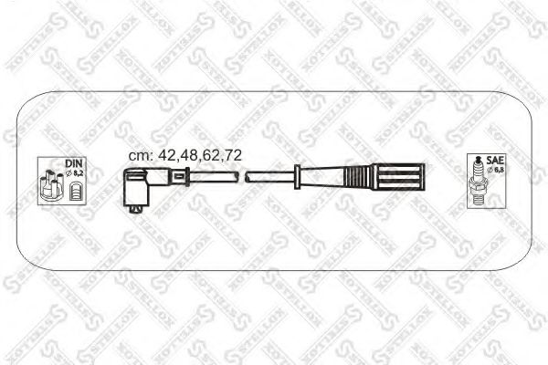 Комплект проводов зажигания STELLOX 10-38123-SX