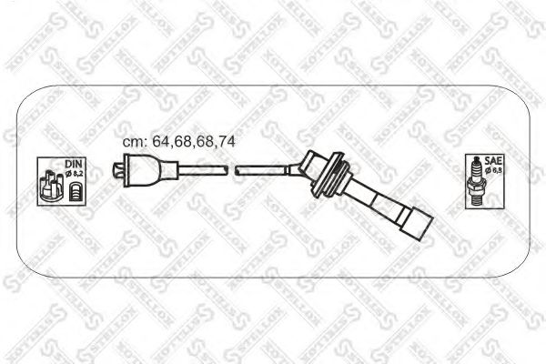 Комплект проводов зажигания STELLOX 10-38576-SX
