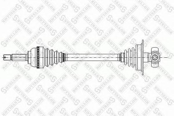 Приводной вал STELLOX 158 1014-SX