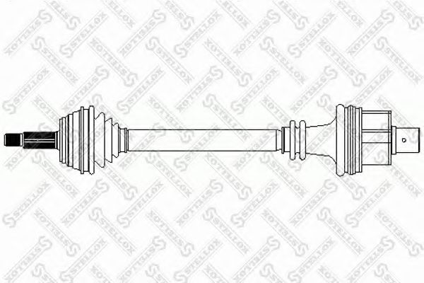 Приводной вал STELLOX 158 1020-SX