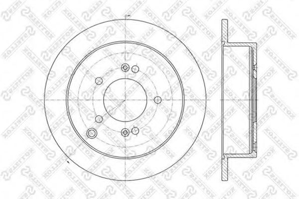 Тормозной диск STELLOX 6020-3414-SX