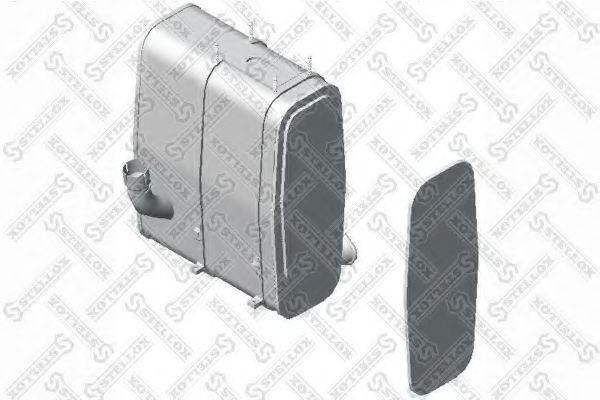 Средний / конечный глушитель ОГ STELLOX 82-03052-SX