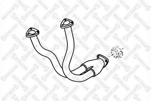 Труба выхлопного газа STELLOX 82-03581-SX