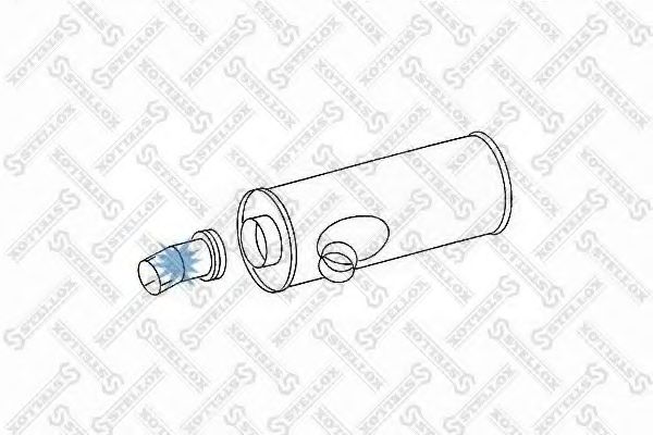 Труба выхлопного газа STELLOX 82-03639-SX