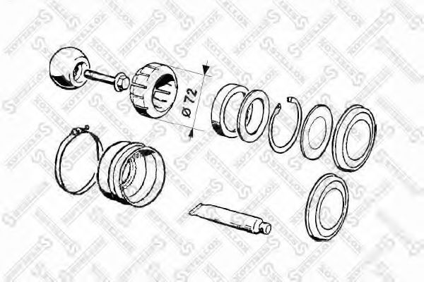 ремонтный комплект, рычаг подвески STELLOX 84-12035-SX