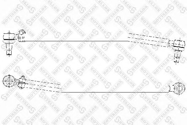 Продольная рулевая тяга STELLOX 84-35064-SX