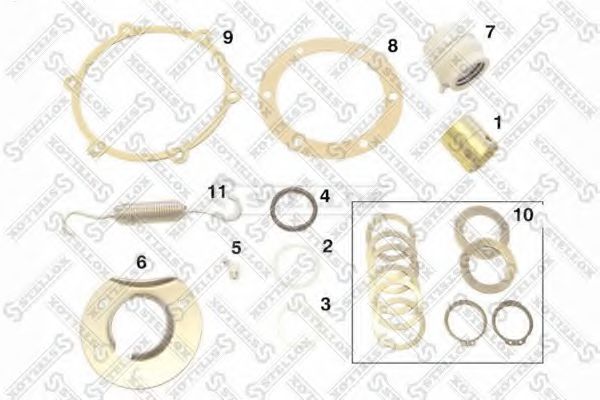 Ремонтный комплект, тормозной ра STELLOX 85-07018-SX