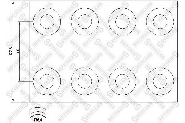Комплект тормозных башмаков, барабанные тормоза STELLOX 85-00927-SX