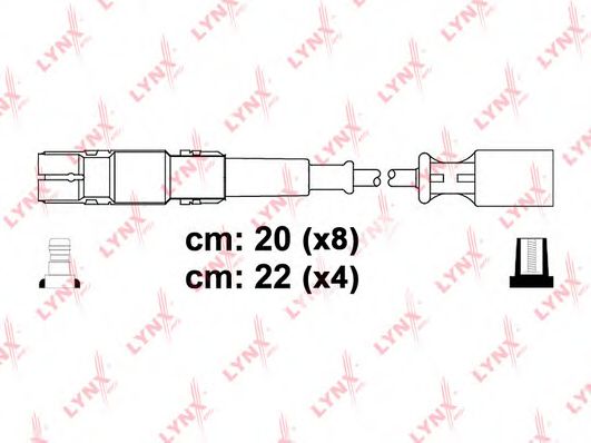 Комплект проводов зажигания LYNXauto SPE5322