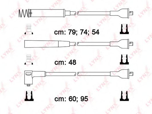 Комплект проводов зажигания LYNXauto SPE5909