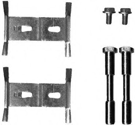 Комплектующие, колодки дискового тормоза HELLA PAGID 8DZ 355 203-181