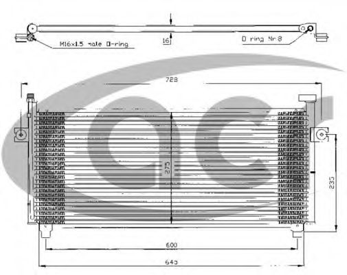 Конденсатор, кондиционер ACR 300323