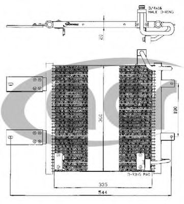 Конденсатор, кондиционер ACR 300396