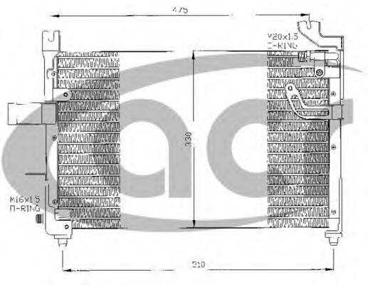 Конденсатор, кондиционер ACR 300422