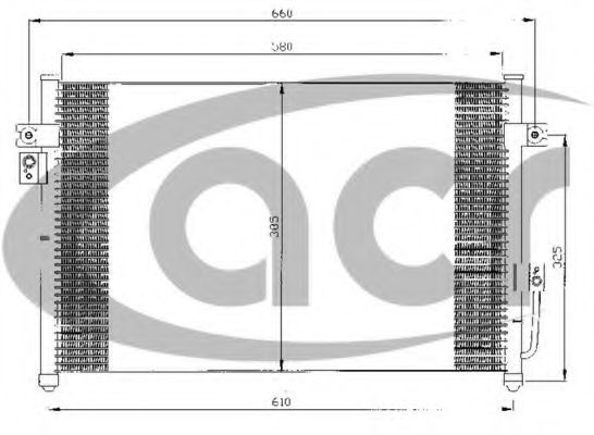 Конденсатор, кондиционер ACR 300473