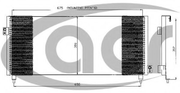Конденсатор, кондиционер ACR 300504