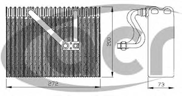 Испаритель, кондиционер ACR 310145
