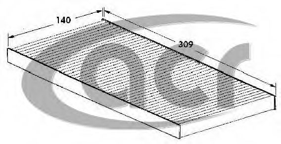 Фильтр, воздух во внутренном пространстве ACR 321401