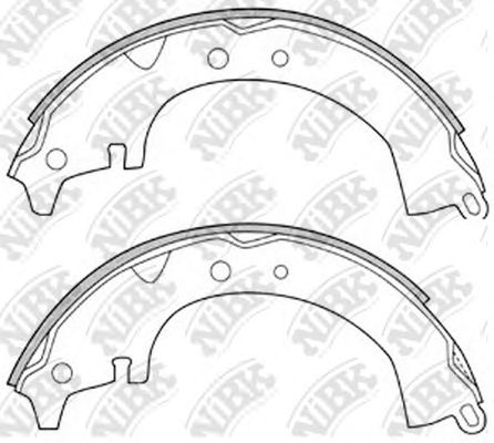 Комплект тормозных колодок NiBK FN2232