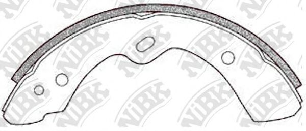 Комплект тормозных колодок NiBK FN3335