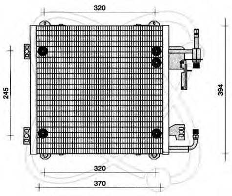 Конденсатор, кондиционер ELECTRO AUTO 30R0045